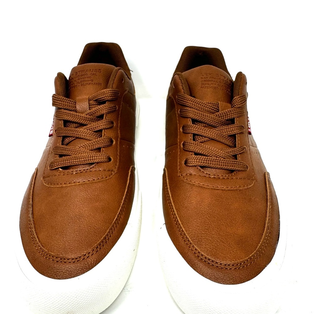 NWOB Levi's Men's Munro Retro Low-Top Sneakers Vegan‎ Leather Size 7 Never Worn - Picture 4 of 14